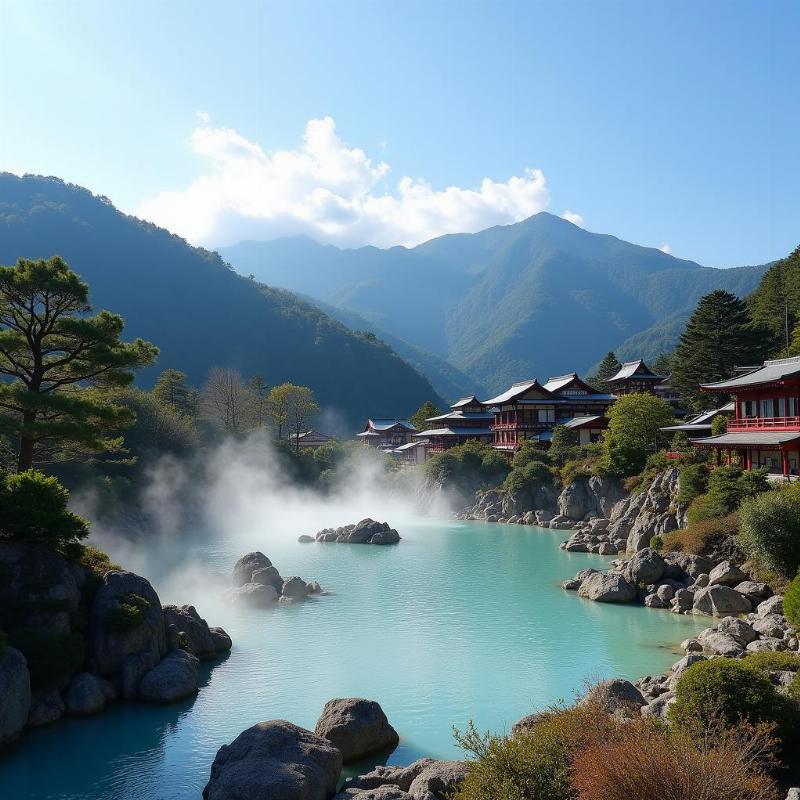 Khám phá vẻ đẹp tự nhiên hùng vĩ của Hakone Onsen và suối nước nóng thư giãn